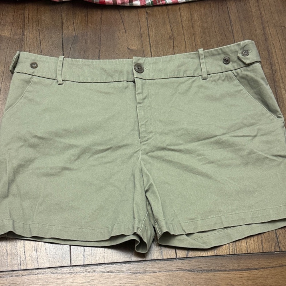 Ava & Viv Green Women's Cargo Shorts